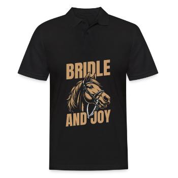 Sports équestres équestres à cheval - Polo Homme - noir - Devant - Kai (181cm)