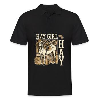 Sports équestres équestres à cheval - Polo Homme - noir - Devant - Kai (181cm)