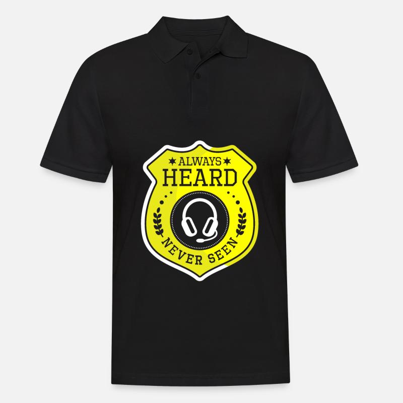 Centre d’opérations du centre de contrôle des appels d’urgence - Polo Homme - noir