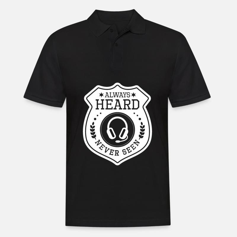 Notruf Leitstelle Einsatzzentrale - Männer Poloshirt - Schwarz