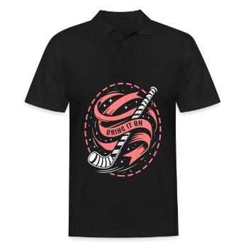 Bâton de hockey sur glace gardien de but - Polo Homme - noir - Devant - Kai (181cm)