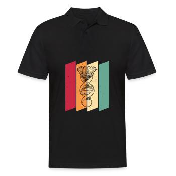 Badminton Federball Its In My Dna - Men's Polo Shirt - black - Front - Kai (181cm)