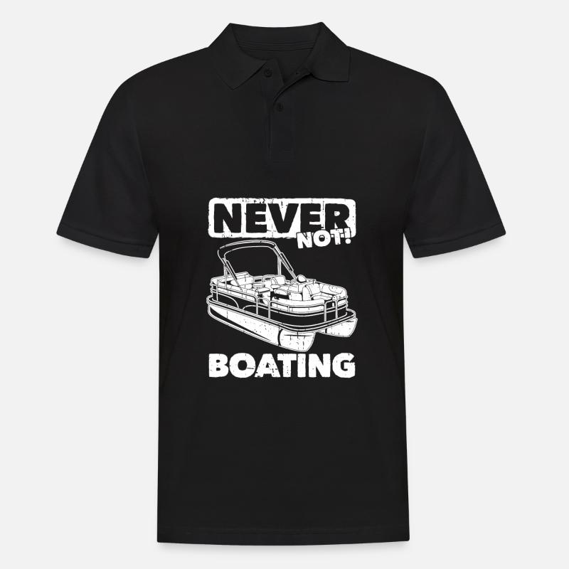 Bateau ponton - Polo Homme - noir