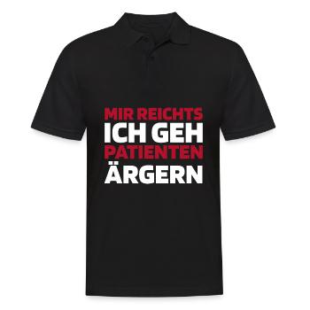 Hebamme Mir Reichts Ich Geh Babies Auffangen - Männer Poloshirt - Schwarz - Vorne - Kai (181cm)