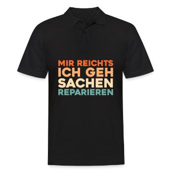 Mécanicien automobile - Polo Homme - noir - Devant - Kai (181cm)