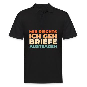 Postman Postman - Men's Polo Shirt - black - Front - Kai (181cm)