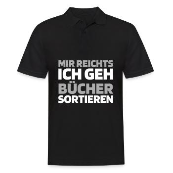 Flugbegleiter Stewardess - Männer Poloshirt - Schwarz - Vorne - Kai (181cm)