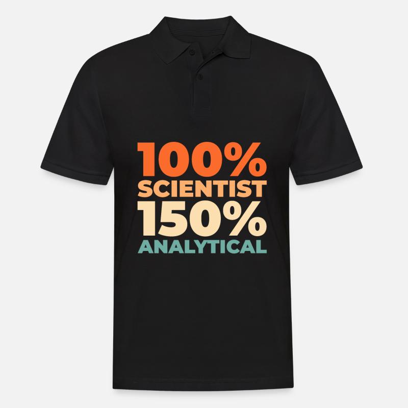 Data Science Data Analyst - Männer Poloshirt - Schwarz