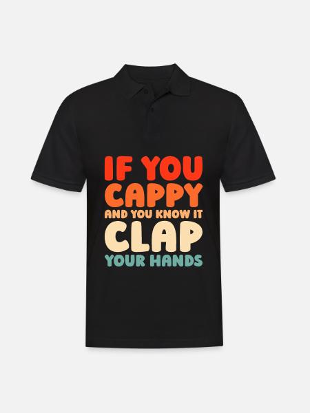 Capybara Wasserschwein - Men's Polo Shirt - black