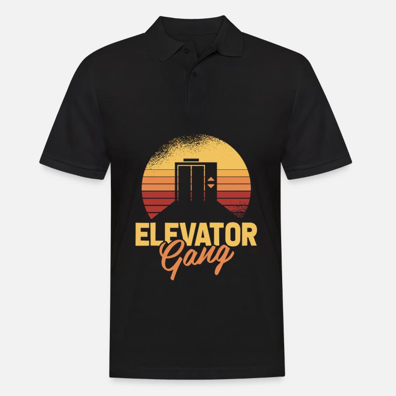 Elevator Elevator - Men's Polo Shirt - black