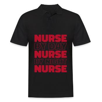 Infirmier - Polo Homme - noir - Devant - Kai (181cm)