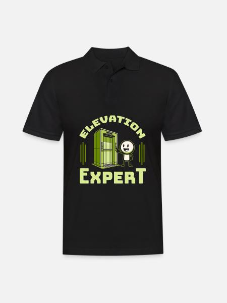 Elevator Elevator - Men's Polo Shirt - black