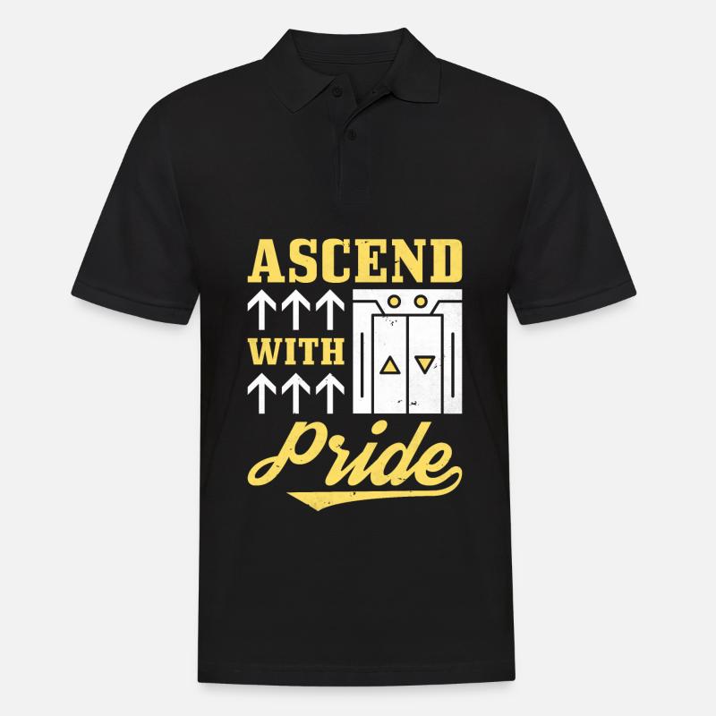 Ascenseur Ascenseur - Polo Homme - noir