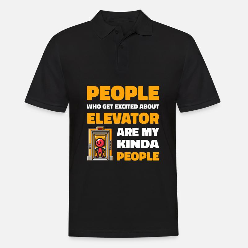 Elevator Elevator - Men's Polo Shirt - black