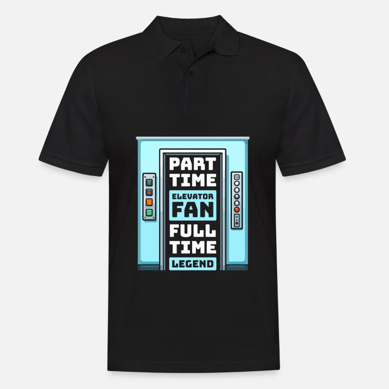 Elevator Elevator - Men's Polo Shirt - black