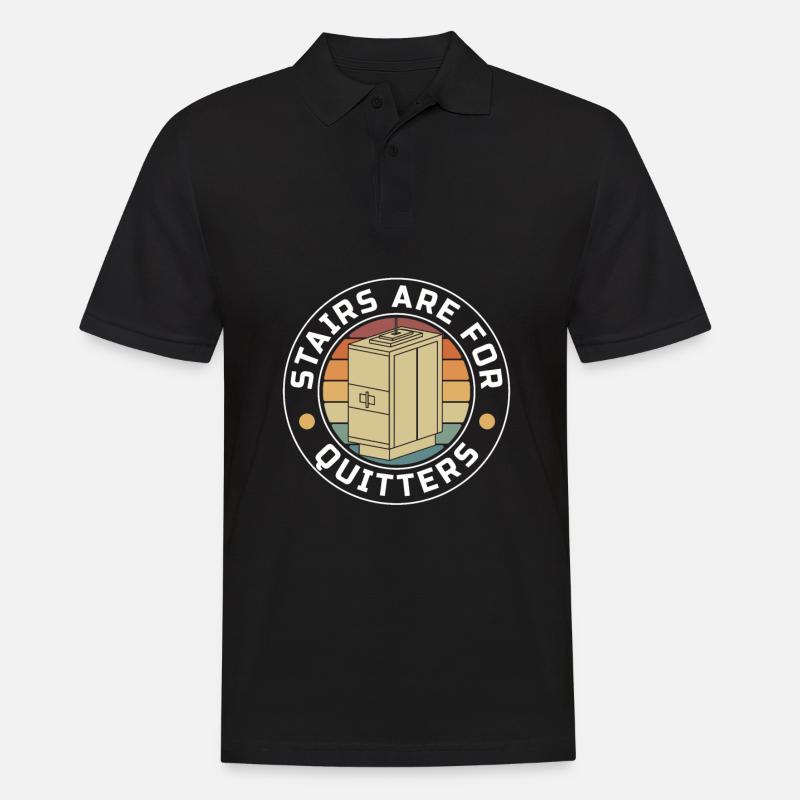 Elevator Elevator - Men's Polo Shirt - black
