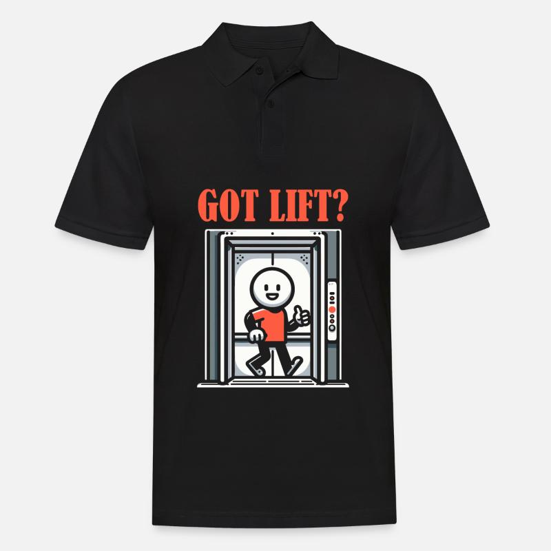 Elevator Elevator - Men's Polo Shirt - black