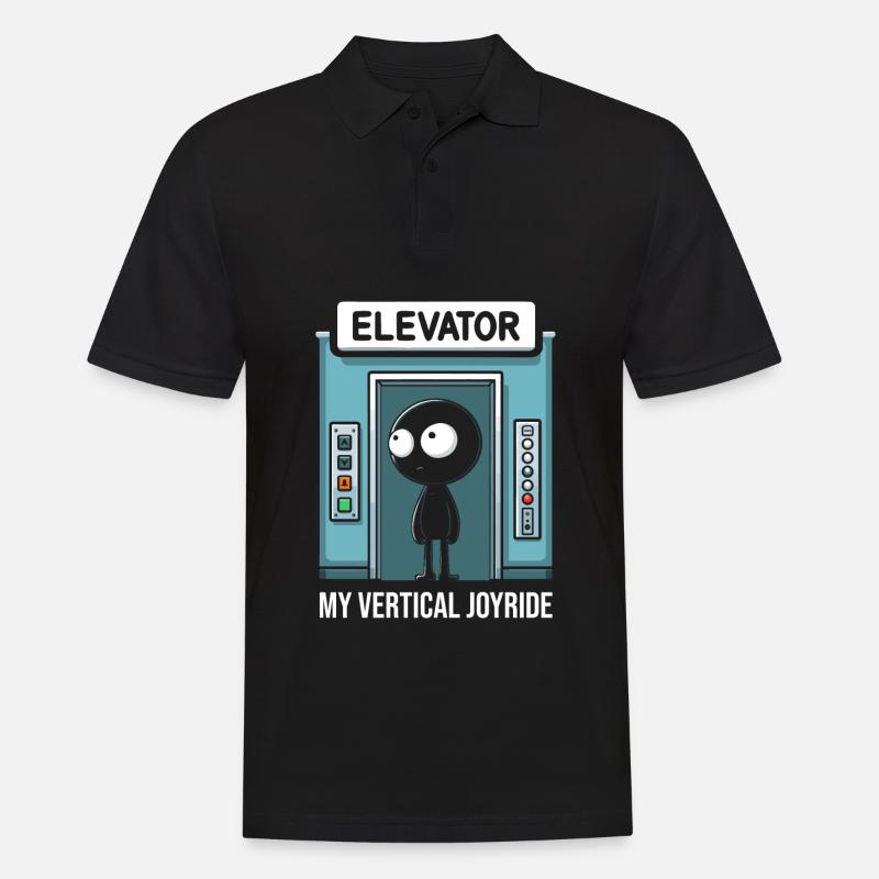 Elevator Elevator - Men's Polo Shirt - black