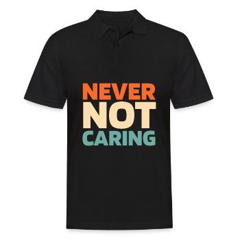 Tierpfleger Zoowärter - Männer Poloshirt - Schwarz - Vorne - Kai (181cm)