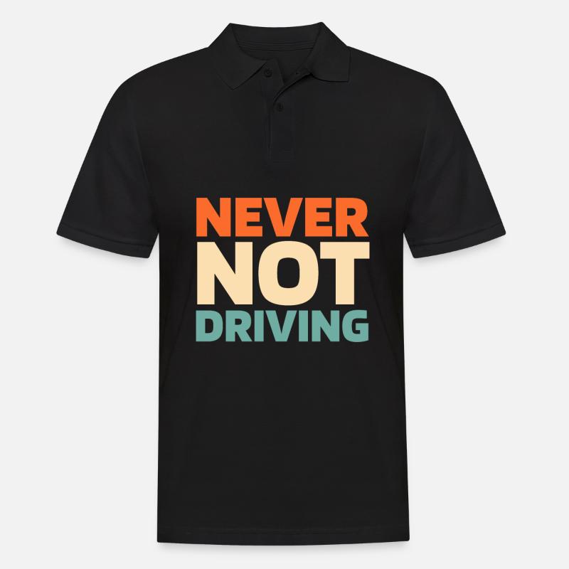 Lokführer Zugführer - Männer Poloshirt - Schwarz