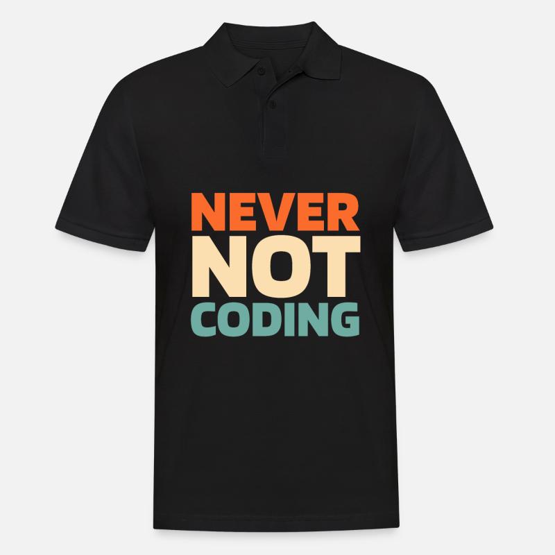 Developer Coder Programmer - Men's Polo Shirt - black