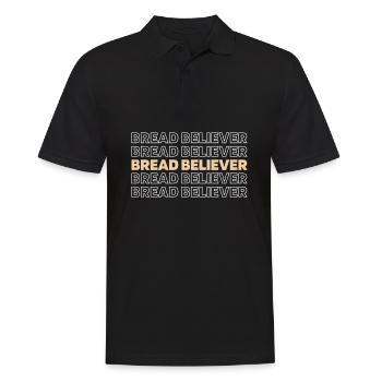 Sauerteig Brot - Männer Poloshirt - Schwarz - Vorne - Kai (181cm)