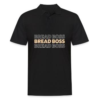 Sauerteig Brot - Männer Poloshirt - Schwarz - Vorne - Kai (181cm)