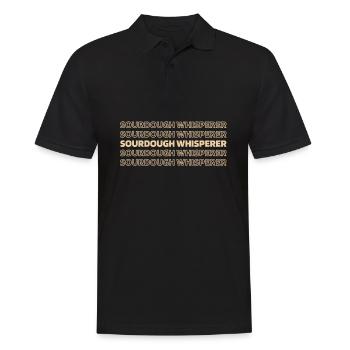 Pain au levain - Polo Homme - noir - Devant - Kai (181cm)
