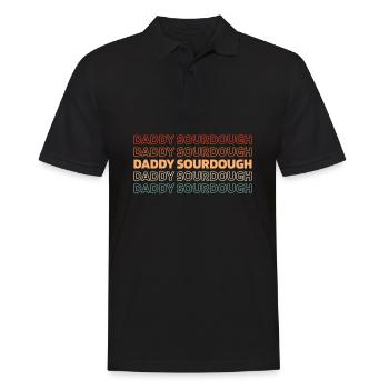 Sauerteig Brot - Männer Poloshirt - Schwarz - Vorne - Kai (181cm)