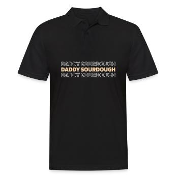 Sauerteig Brot - Männer Poloshirt - Schwarz - Vorne - Kai (181cm)