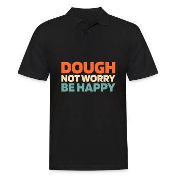 Sauerteig Brot - Männer Poloshirt - Schwarz - Vorne - Kai (181cm)