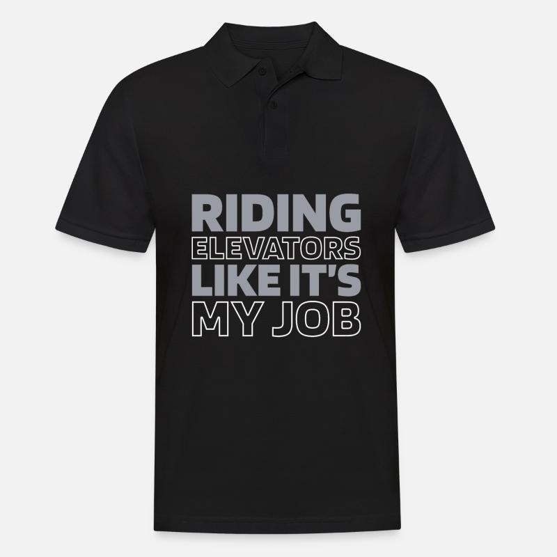Elevator Elevator - Men's Polo Shirt - black