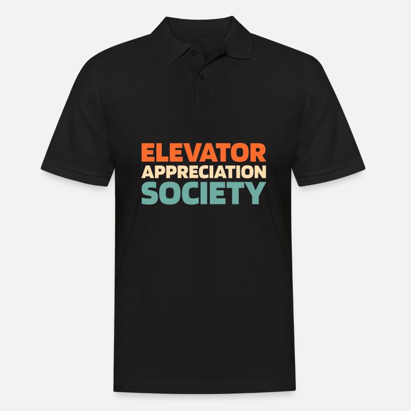 Elevator Elevator - Men's Polo Shirt - black
