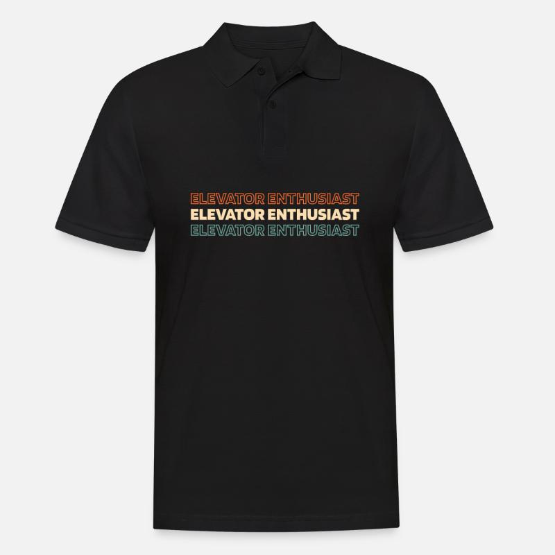 Elevator Elevator - Men's Polo Shirt - black