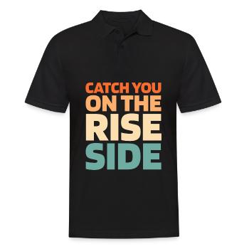Sourdough bread - Men's Polo Shirt - black - Front - Kai (181cm)