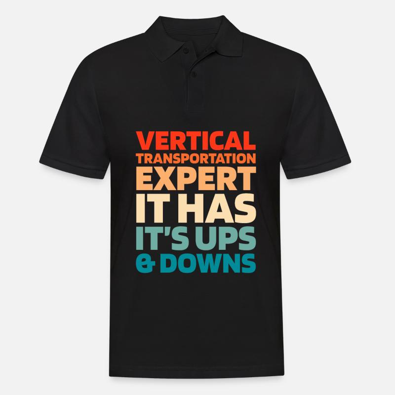 Elevator Elevator - Men's Polo Shirt - black