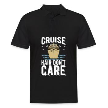 Kreuzfahrt Lustig - Männer Poloshirt - Schwarz - Vorne - Kai (181cm)