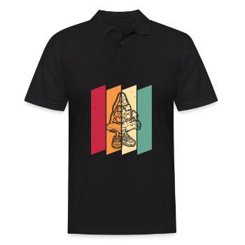 Gamer Gaming Pizza Gaming Controller - Männer Poloshirt - Schwarz - Vorne - Kai (181cm)