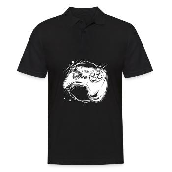 Gamer Gaming Gaming Controller - Men's Polo Shirt - black - Front - Kai (181cm)
