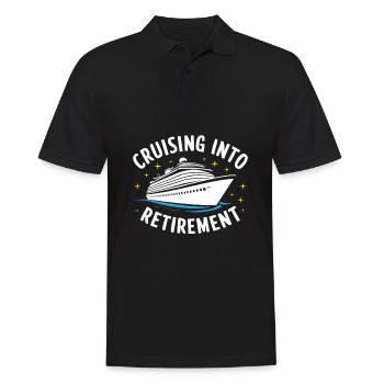 Kreuzfahrt - Männer Poloshirt - Schwarz - Vorne - Kai (181cm)