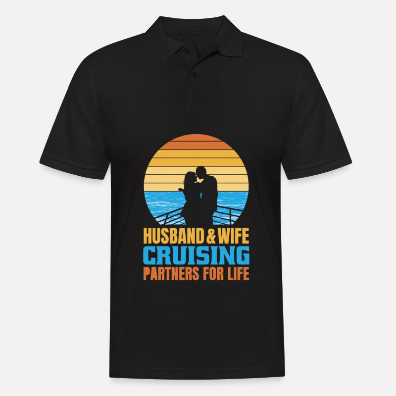 Kreuzfahrt - Männer Poloshirt - Schwarz