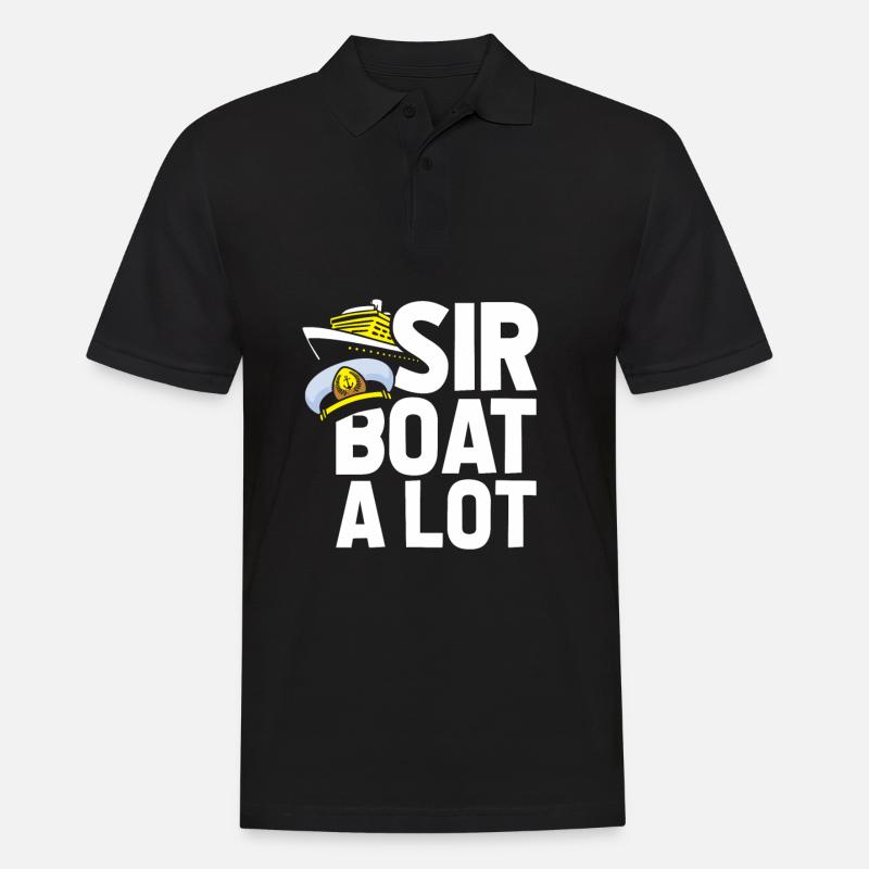 Kreuzfahrt - Männer Poloshirt - Schwarz