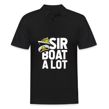Kreuzfahrt - Männer Poloshirt - Schwarz - Vorne - Kai (181cm)