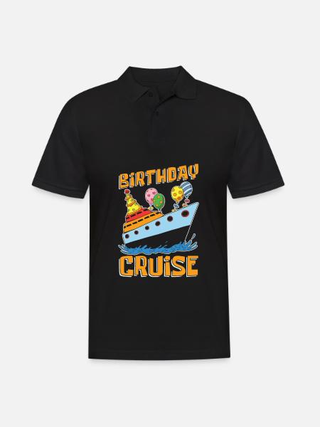 Kreuzfahrt Birthday Cruise - Men's Polo Shirt - black