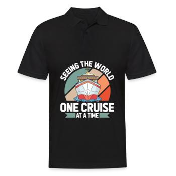 Croisière - Polo Homme - noir - Devant - Kai (181cm)