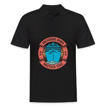 Kreuzfahrt Birthday Cruise - Männer Poloshirt - Schwarz - Vorne - Kai (181cm)