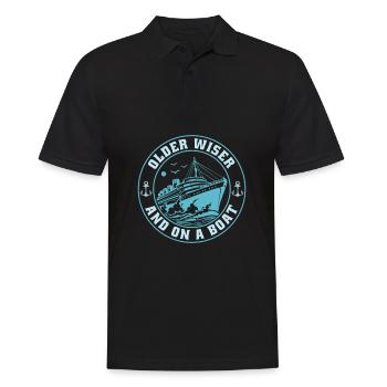 Kreuzfahrt Birthday Cruise - Männer Poloshirt - Schwarz - Vorne - Kai (181cm)