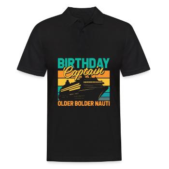 Croisière d’anniversaire à Kreuzfahrt - Polo Homme - noir - Devant - Kai (181cm)