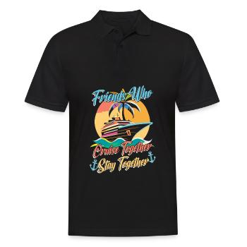 Cruise - Men's Polo Shirt - black - Front - Kai (181cm)