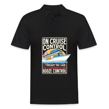 Cruise - Men's Polo Shirt - black - Front - Kai (181cm)